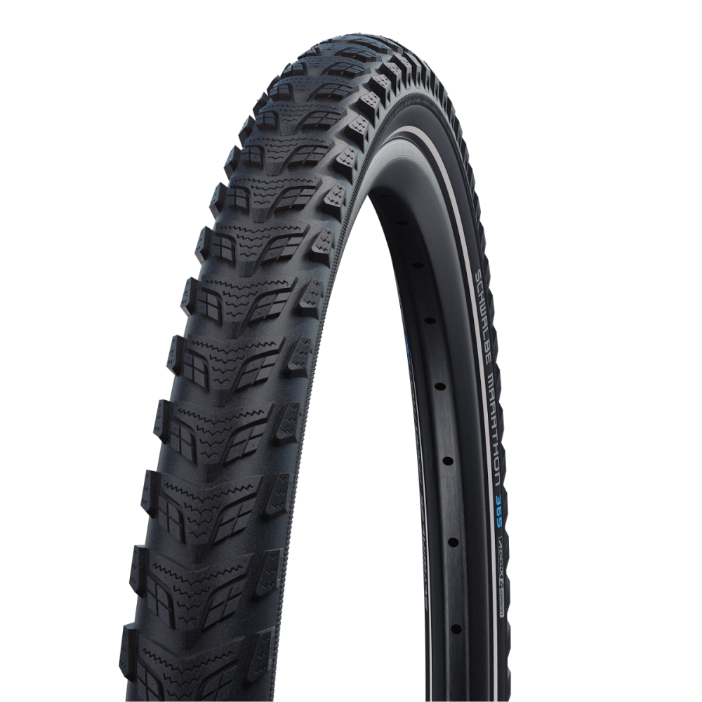 Schwalbe Pneu Marathon 365 37-622 starr mit Reflexstreifen black