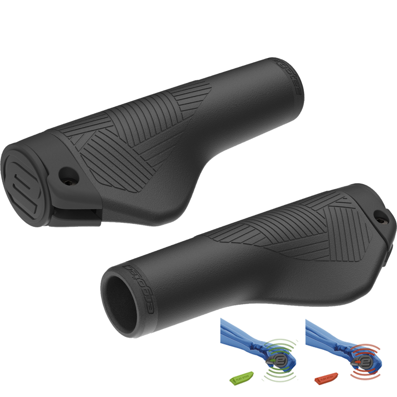 Ergotec Griffe, EG-Active Flex, Griff-Ø: 22.2mm Länge:133mm/133mm, 165g