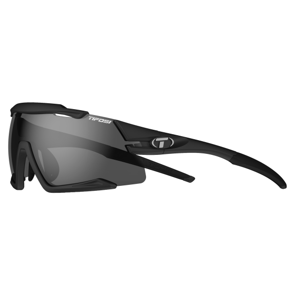 Tifosi Sonnenbrille, AETHON, Matte Black, M-XL, Smoke/AC Red/Clear
