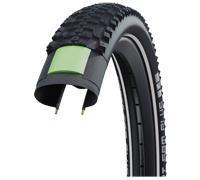 Schwalbe Pneu Smart Sam Plus DD 29x2.25 starr mit Reflexstreifen black