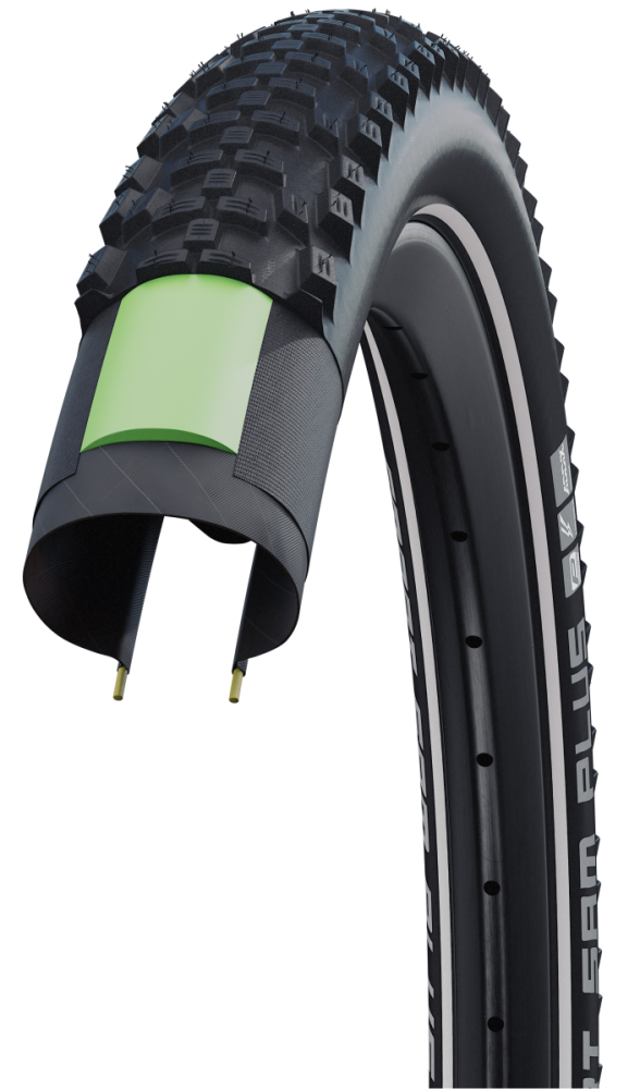 Schwalbe Pneu Smart Sam Plus DD 29x2.10 Addix starr mit Reflexstreifen black