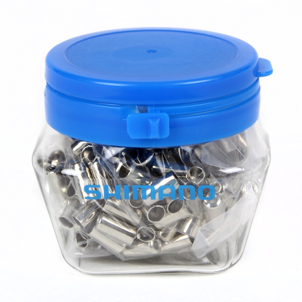 Shimano Hüllenendhülse zu Bremskabelhüllen, aussen:6mm innen:5mm Stahl, pro Stk.