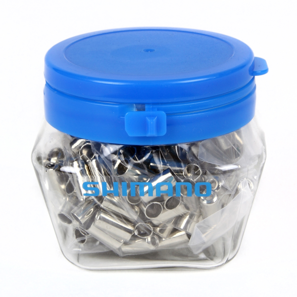Shimano Hüllenendhülse zu Bremskabelhüllen, aussen:6mm innen:5mm Stahl, pro Stk.