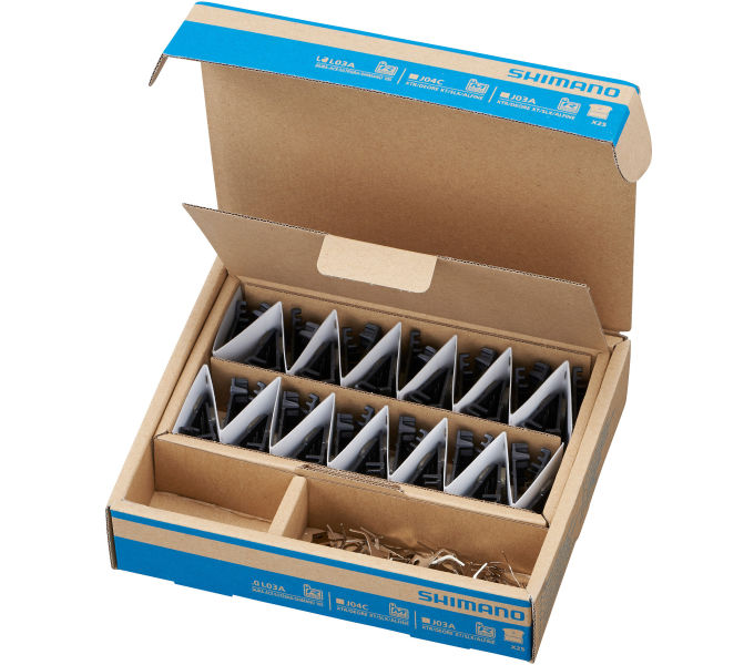 Shimano Bremsbeläge L05A Kunstharz mit Lamellen, unverpackt