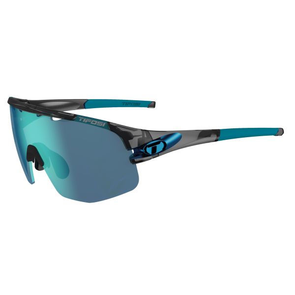 Tifosi Sonnenbrille, SLEDGE Lite, Crystal Smoke, M-XL, Clarion Blue/AC-Red/Clear