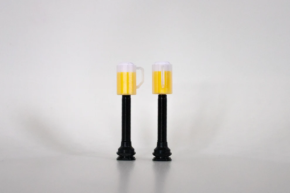 LuCycle Valvecap PETG 1 Paar - Presta, Beer Mug