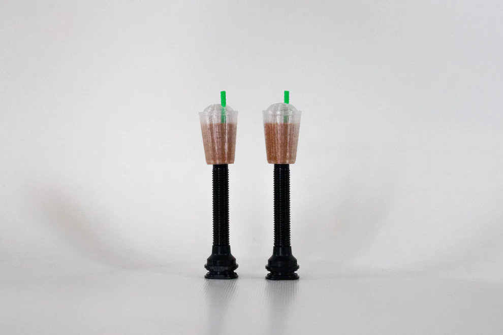 LuCycle Valvecap PETG 1 Paar - Presta, Icedlatte