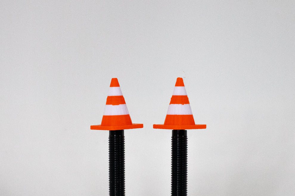 LuCycle Valvecap PETG 1 Paar - Presta, Trafficone