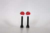LuCycle Valvecap PETG 1 Paar - Presta, Mushroom