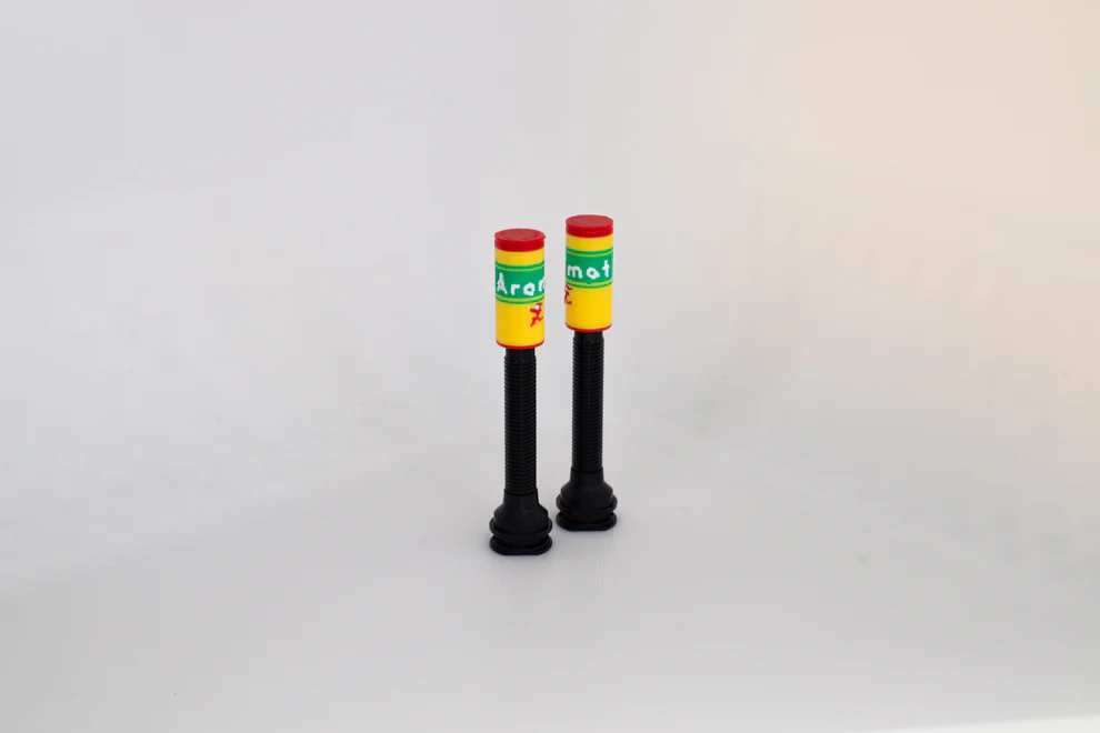 LuCycle Valvecap PETG 1 Paar - Schrader (Autoventil), Aeromat+Aeromat