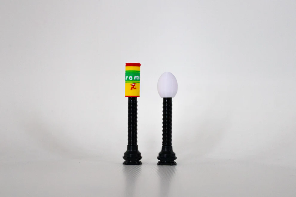LuCycle Valvecap PETG 1 Paar - Schrader (Autoventil), Aeromat+Egg