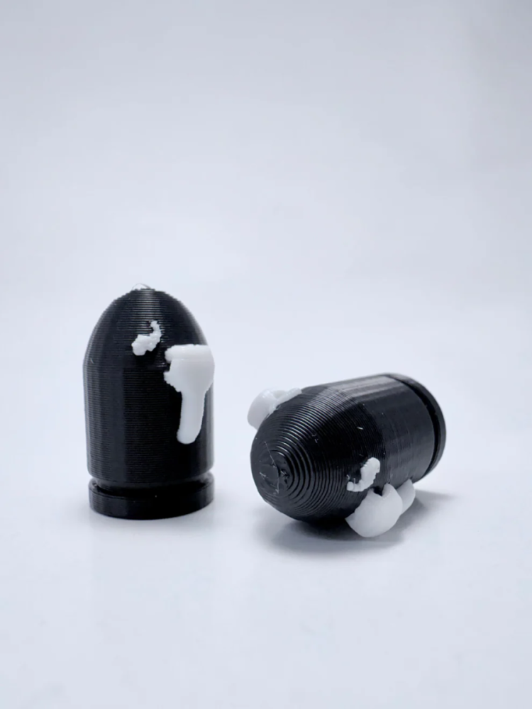 LuCycle Valvecap PETG 1 Paar - Schrader (Autoventil), Bullet