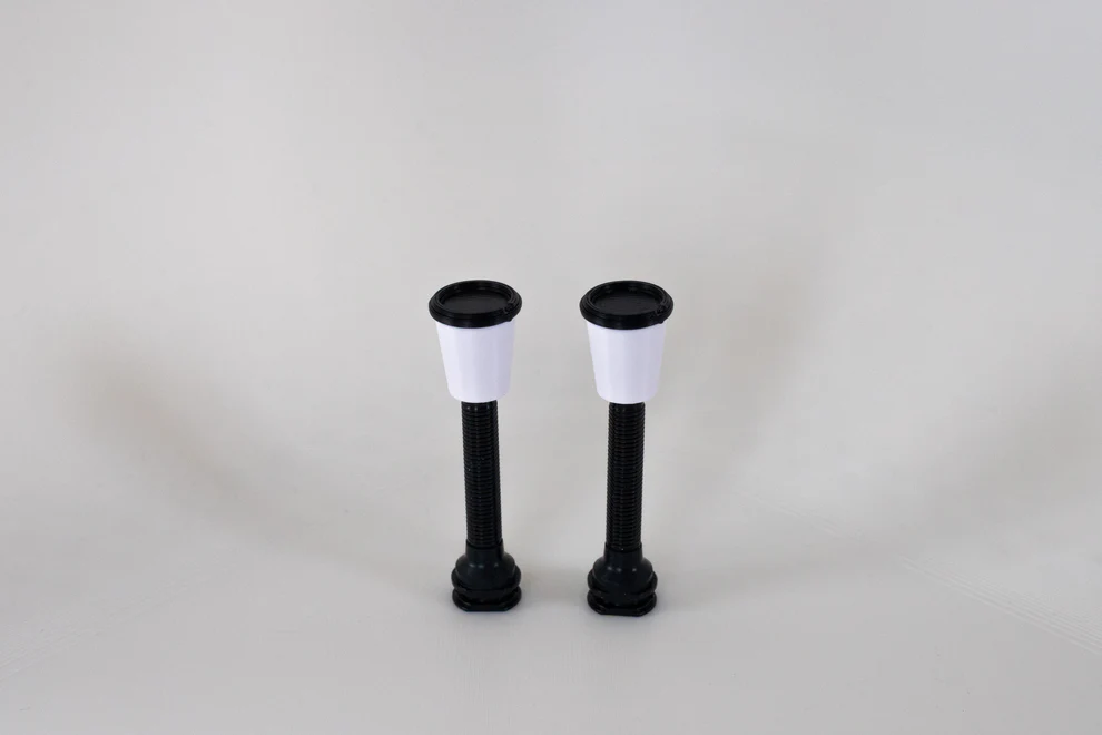 LuCycle Valvecap PETG 1 Paar - Schrader (Autoventil), Coffee to Go