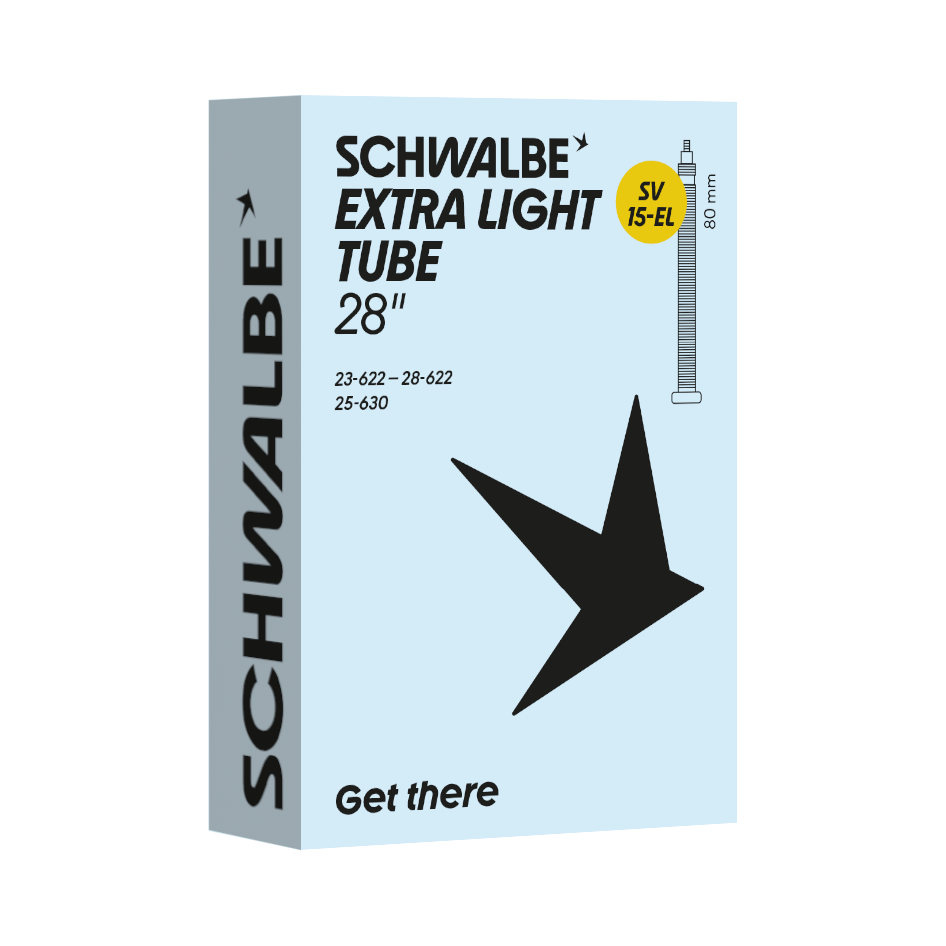 Schwalbe Schlauch SV15-EL Extra Light 28" 23/28-622/630 Prestaventil 80mm
