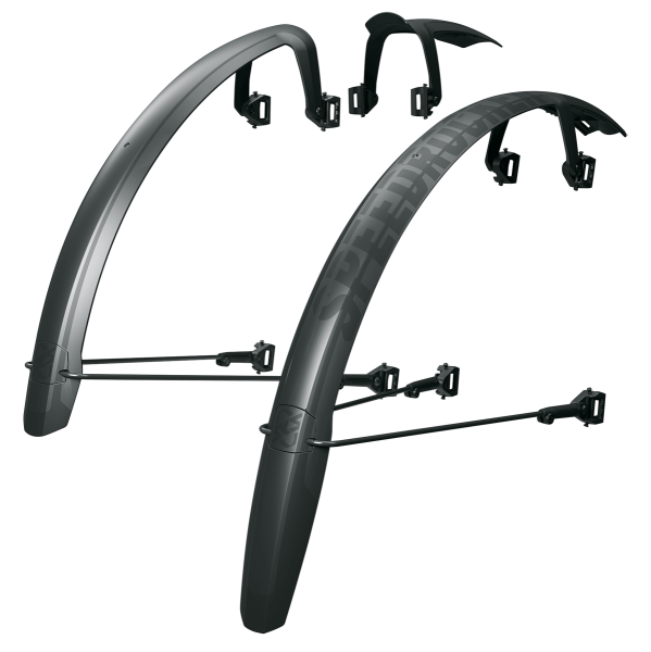 SKS Schutzblechgarnitur Speedrocker XL Kunststoff 28" 52mm schwarz