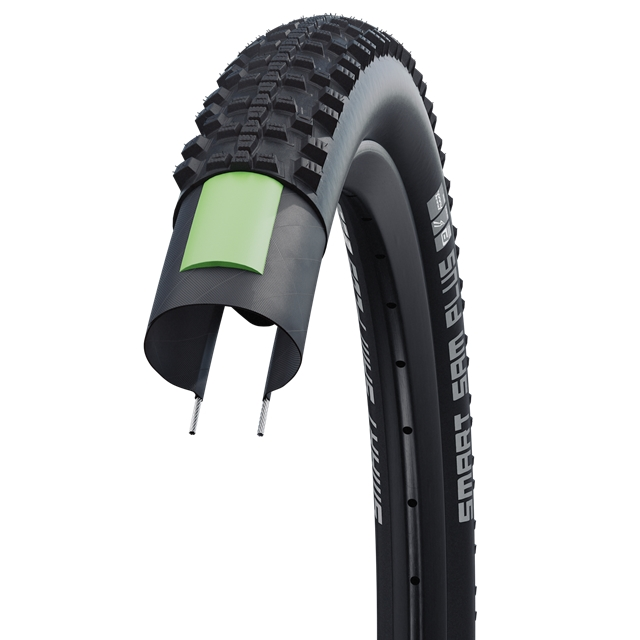 Schwalbe Pneu Smart Sam Plus DD 27.5x2.25, Addix starr mit Reflexstreifen black