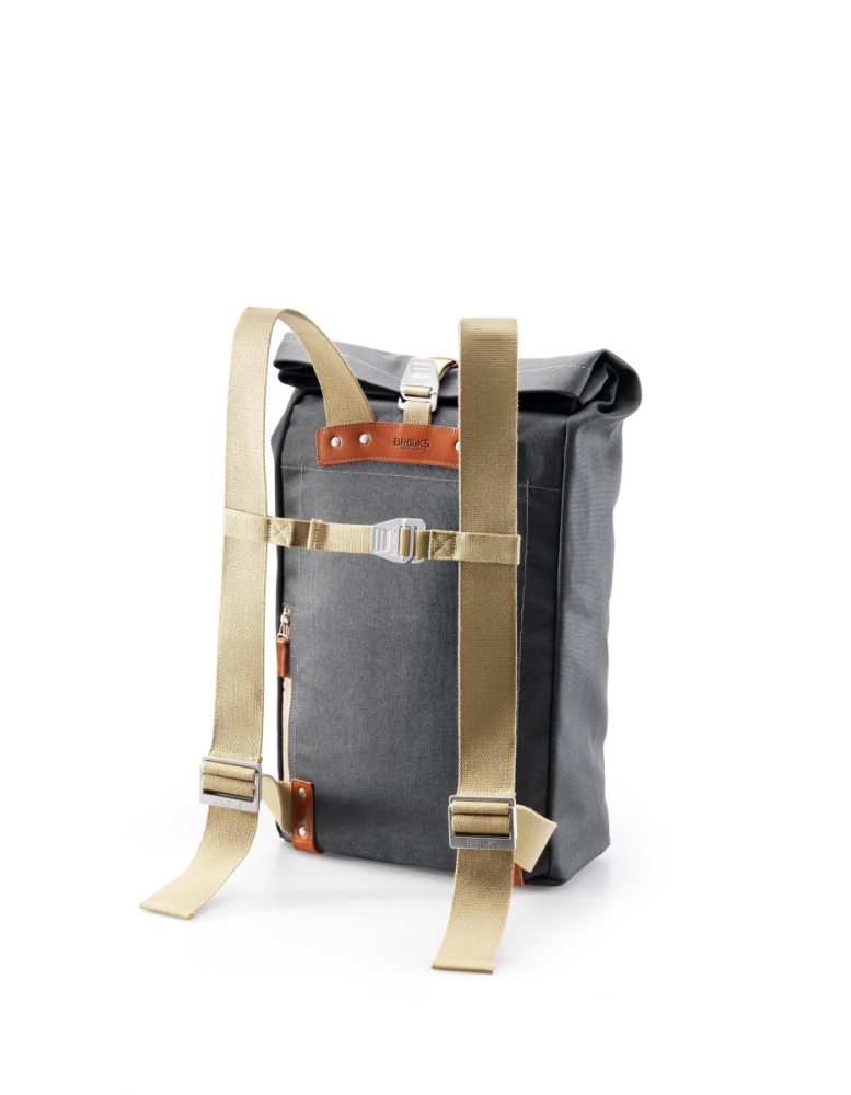 Brooks Pickwick Cotton Canvas Rucksack 26 L - medium, Rollverschluss