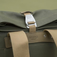 Brooks Pickwick Cotton Canvas Rucksack 26 L - medium, Rollverschluss