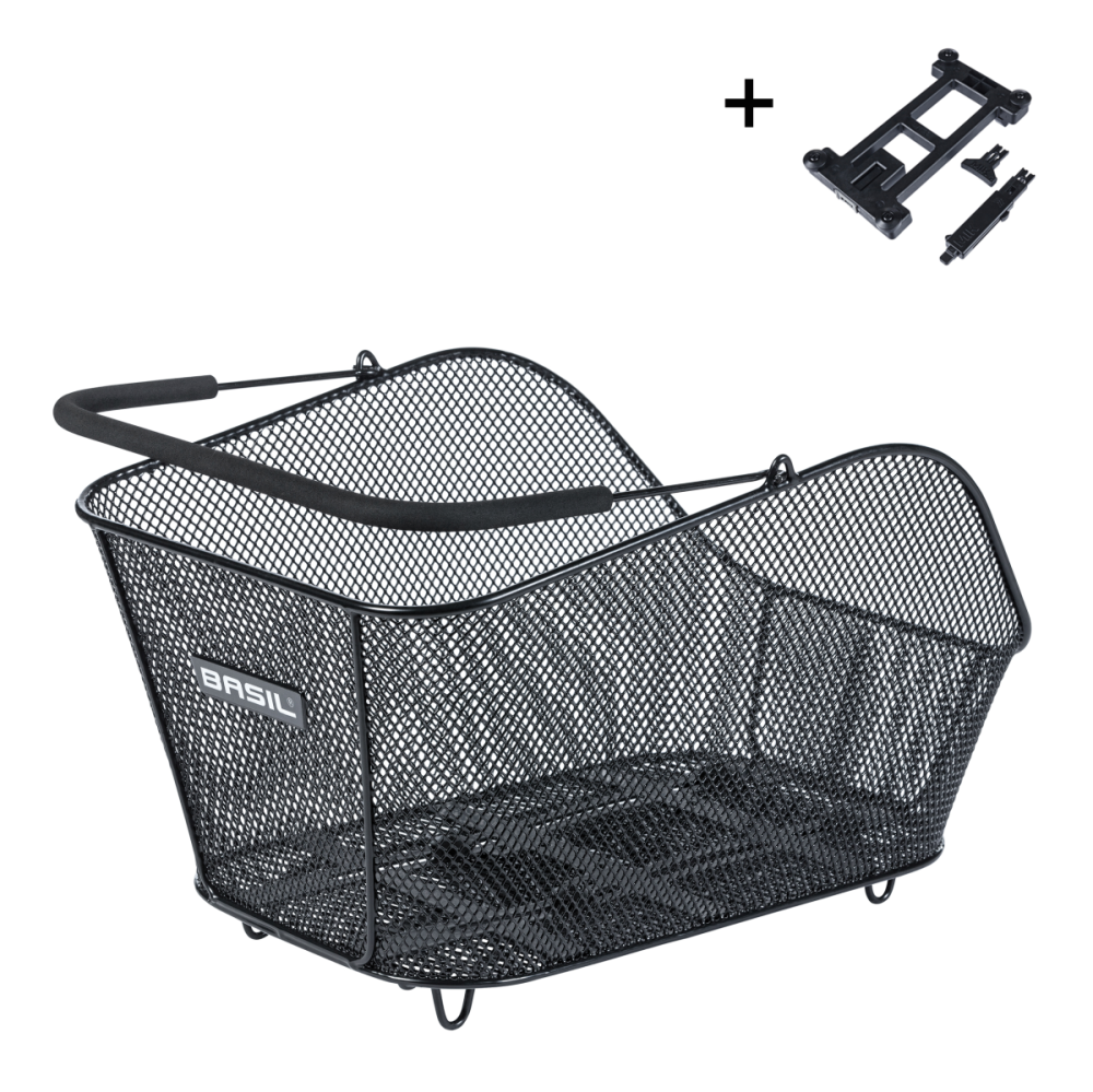 Basil Icon M MIK Fahrradkorb hinten schwarz