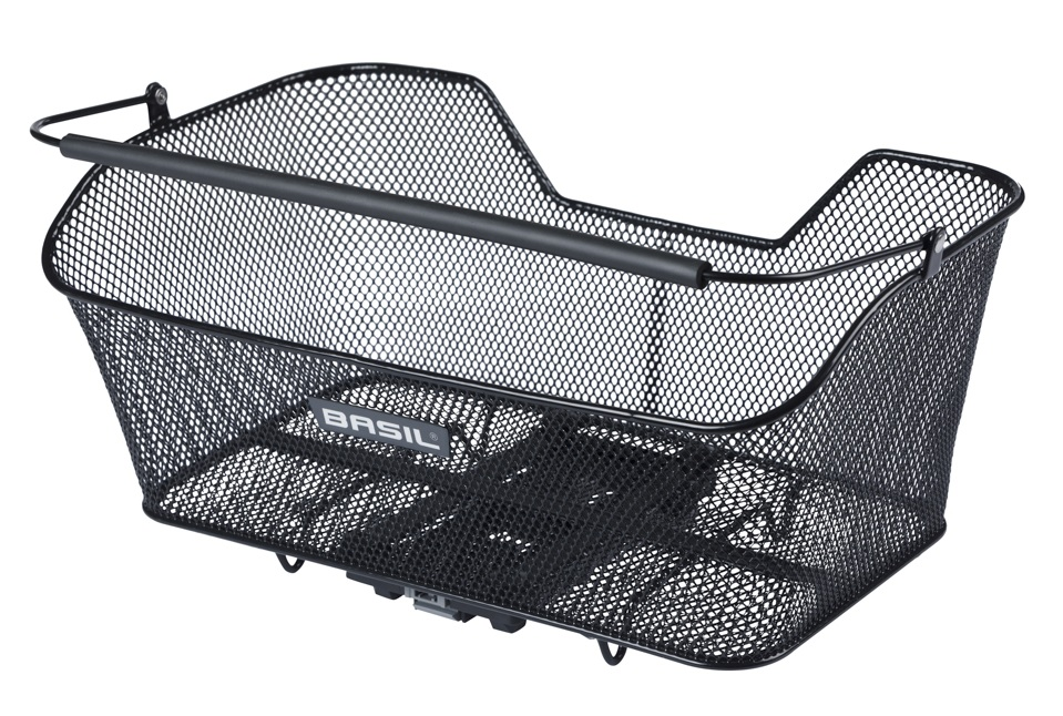 Basil Base XL MIK Fahrradkorb hinten schwarz (Öko-Bodenkorb)