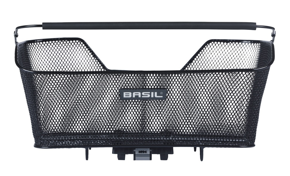 Basil Base XL MIK Fahrradkorb hinten schwarz (Öko-Bodenkorb)