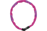 ABUS 4804C Kettenschloss 75cm pink; Code , 4mm Kette, Level 3