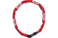 ABUS 4804C Kettenschloss 75cm rot; Code , 4mm Kette, Level 3