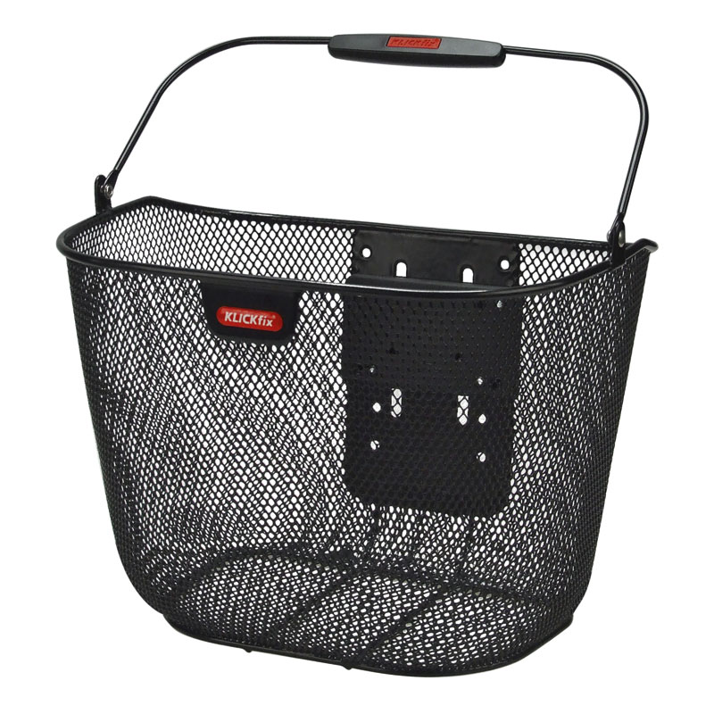 KlickFix Lenkerkorb UNI anthrazit mit Platte 16L
