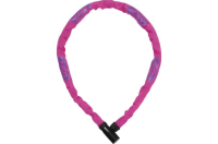 ABUS 4804K Kettenschloss m. Schlüssel 75cm pink; inkl. 2 Schlüssel , 4mm Kett...